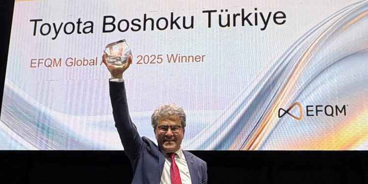 EFGM’den global takdir! Toyota Boshoku Türkiye’ye küresel kalite ödülü