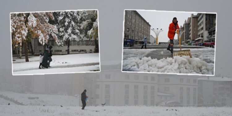 Ekim ayında birçok il beyaza büründü! Kar kalındığı 20 santimi buldu