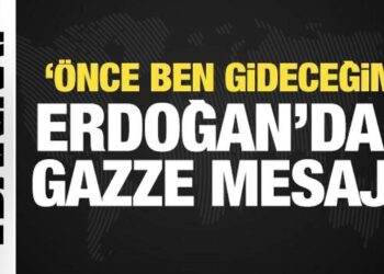 Erdoğan’dan son dakika Gazze mesajı: Önce ben gideceğim!