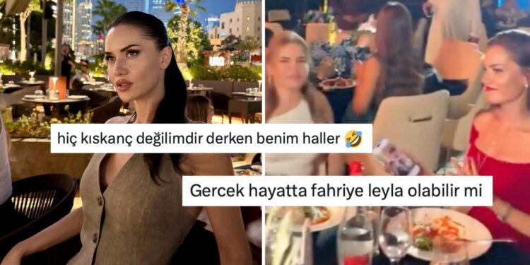 Fahriye Evcen’in Katıldığı Etkinlikte Telefonundan Kocası Burak Özçivit’i Gösterdiği İddiası X’te Dile Düştü