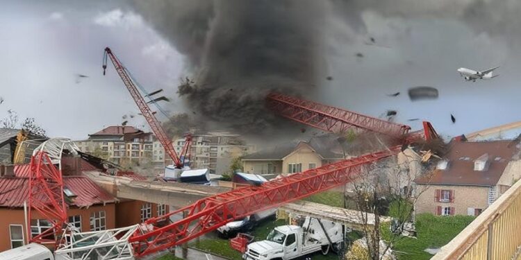 Fransa’da hortum felaketi: 1 ölü, 10 yaralı