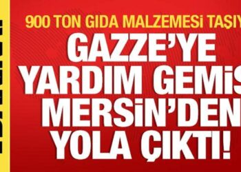 Gazze’ye yardım gemisi yola çıktı: Bakan Yerlikaya’dan son dakika açıklamalar!