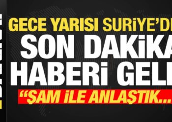 Gece yarısı Suriye’den son dakika haberi geldi! ‘Şam yönetimi ile anlaştık…’