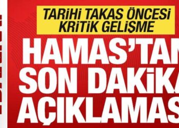 Hamas’tan son dakika açıklaması! Tarihi takas öncesi kritik gelişme