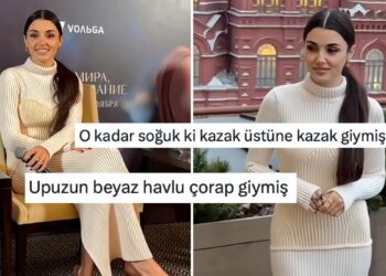 Hande Erçel’in İki Dünya Bir Dilek Filminin Moskova’daki Galasında Giydiği Elbise Tartışma Yarattı!