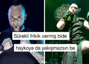 Hayko Cepkin’in Sahnede Tercih Ettiği File Çorap Kombini Dillere Fena Düştü