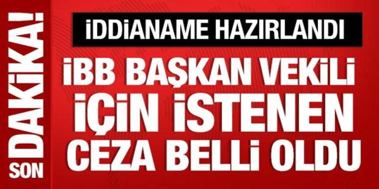 İBB Başkan Vekili Nuri Aslan hakkında hapis talebi