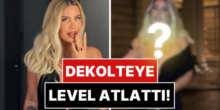 Icardi’nin Belalısı Wanda Nara, Dekolteye Level Atlatan Elbisesiyle Dikkat Çekti!