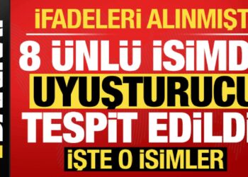 İfadeleri alınmıştı, son dakika haberi geldi! 8 ünlü isimde uyuşturucu tespit edildi….