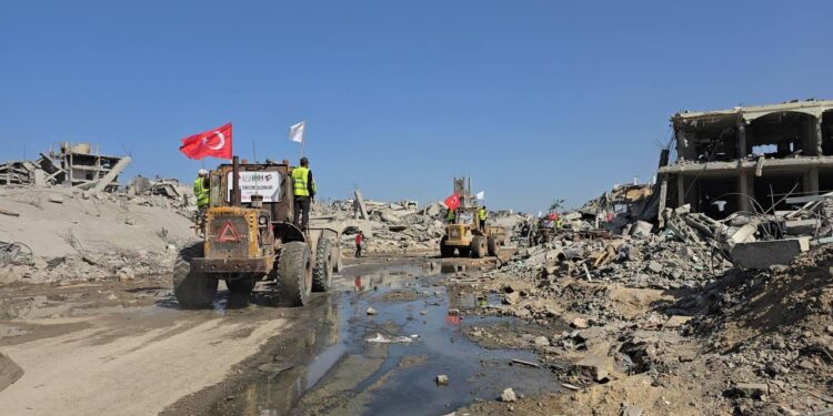 İHH Gazze’deki insani yardım çalışmalarını sürdürüyor