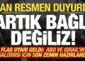 İran resmen duyurdu: Artık bağlı değiliz! Uyarı geldi: Saldırı hiç olmadığı kadar yakın…