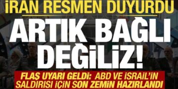 İran resmen duyurdu: Artık bağlı değiliz! Uyarı geldi: Saldırı hiç olmadığı kadar yakın…