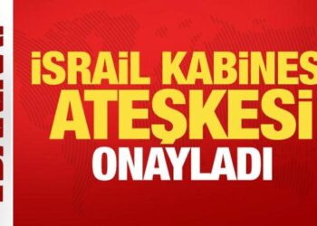 İsrail kabinesi Gazze’de ateşkesi onayladı