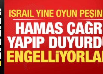 İsrail yine oyun peşinde! Hamas duyurdu: Engelliyorlar…