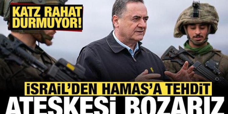 İsrail’den alçak tehdit: Ateşkesi bozabiliriz