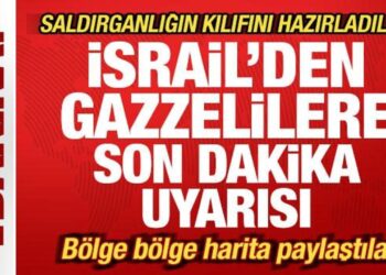 İsrail’den Gazzelilere son dakika uyarısı! Saldırganlığın kılıfını hazırladılar