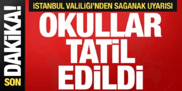 İstanbul’da sağanak alarmı! Valilik duyurdu: Okullar tatil edildi!