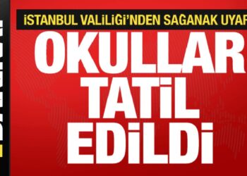 İstanbul’da sağanak alarmı! Valilik duyurdu: Okullar tatil edildi!