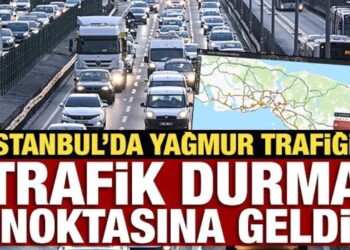 İstanbul’da trafik yoğunluğu yüzde 81’e ulaştı