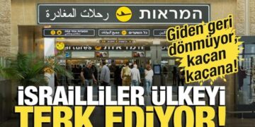 Kaçan kaçana! İsrailliler ülkeyi terk ediyor