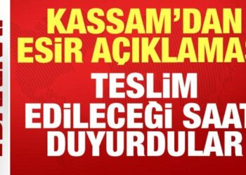 Kassam’dan son dakika esir açıklaması: Teslim edileceği saati duyurdular