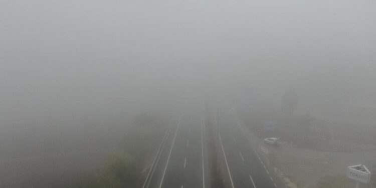 Kastamonu’da sis etkili oldu
