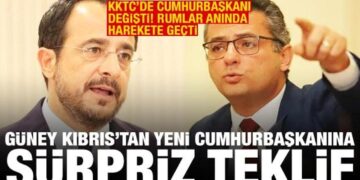 KKTC’nin lideri değişti! Güney Kıbrıs’tan yeni cumhurbaşkanına sürpriz teklif