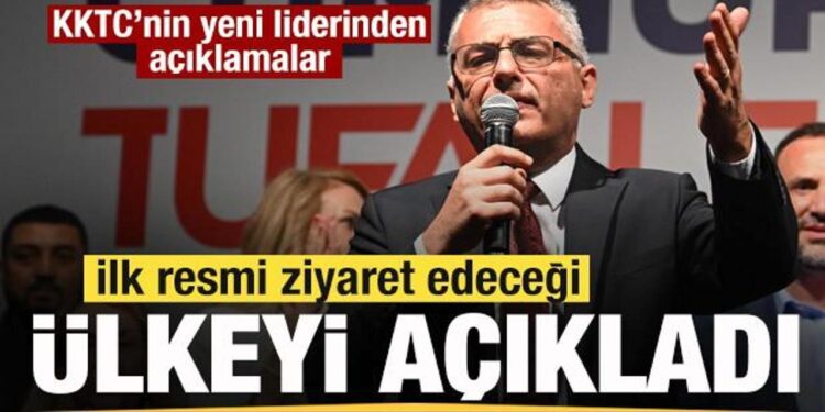 KKTC’nin yeni lideri Tufan Erhürman açıkladı! ilk resmi ziyaret edeceği ülke