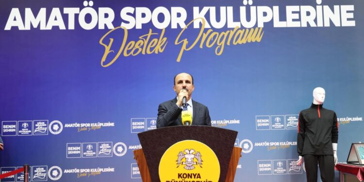 Konya Büyükşehir’den amatör spor kulüplerine 144 milyon TL’lik destek
