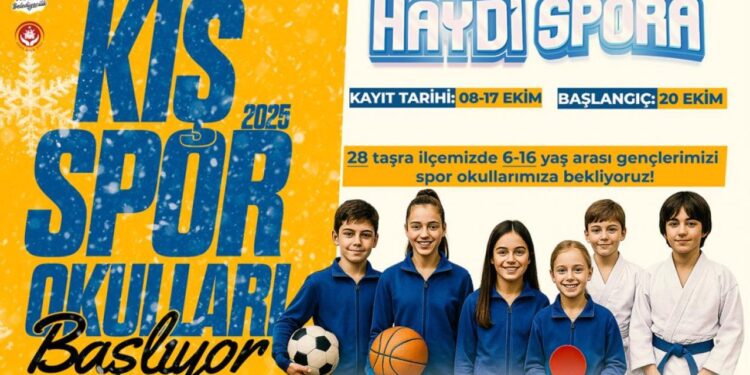Konya Büyükşehir’in 28 ilçedeki Kış Spor Okulları’nda kayıtları başladı