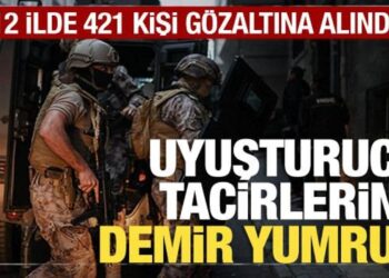 Konya merkezli 12 ilde Narkokapan operasyonu: 421 kişi gözaltına alındı