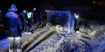 Kütahya’da polisin ‘dur’ ihtarına uymayan sürücü kaza yaptı