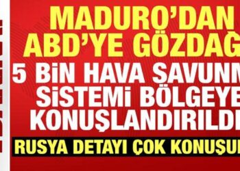 Maduro’dan ABD’ye gözdağı: 5 bin hava savunma sistemi bölgeye konuşlandırıldı!