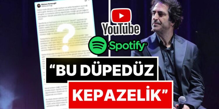 Mahsun Kırmızıgül’den Spotify ve YouTube’daki Botlarla Şişirilmiş Dinlenme Sayılarına Sert Çıkış!