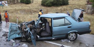 Manisa’da feci çarpışma; 1 bebek öldü, 5 yaralı