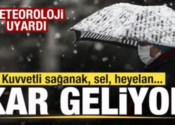 Meteorolojiden son dakika açıklaması! Kuvvetli sağanak ve kar geliyor