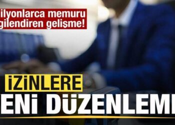 Milyonlarca memuru ilgilendiren gelişme! İzinlere yeni düzenleme geliyor