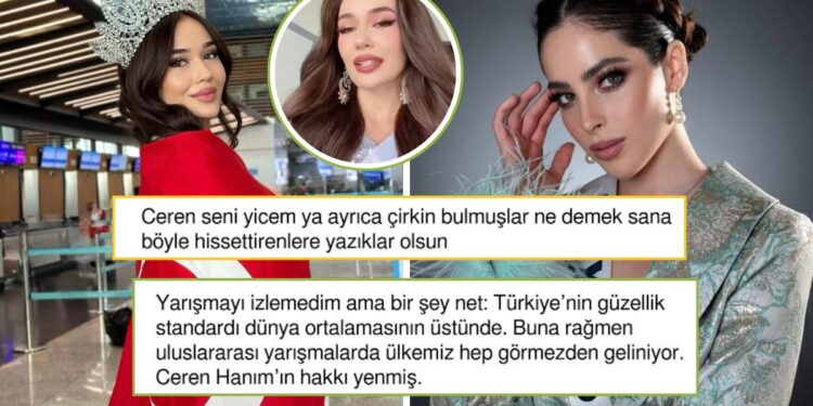 Miss Universe Sonuçlarına Tepki: İlk 30’a Sokulmayan Ceren Arslan’a Sosyal Medyadan Destek Yağdı!
