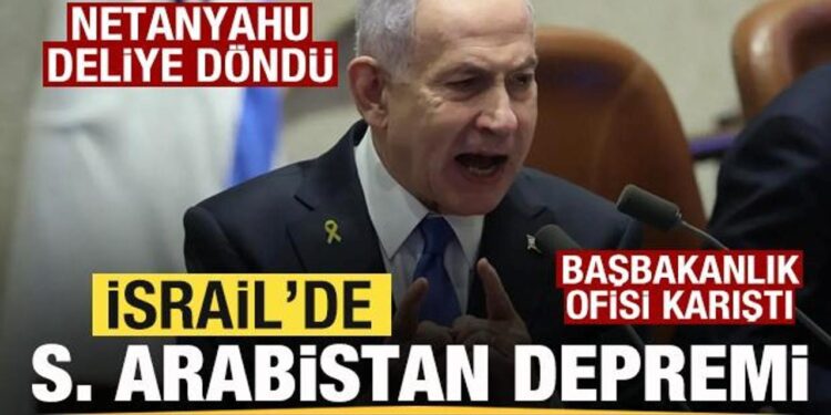 Netanyahu öfkeden deliye döndü! Suudi Arabistan sözleri Başbakanlık Ofisi’ni karıştırdı
