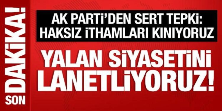 Ömer Çelik: Yalan siyasetini lanetliyoruz