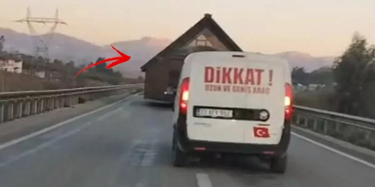 Giant Prefabrik Yük, Trafikte Büyük Aksaklık Yarattı