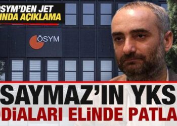 Saymaz’ın YKS iddiaları elinde patladı! ÖSYM’den jet hızında açıklama geldi