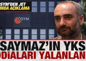 Saymaz’ın YKS iddialarına yalanlama! ÖSYM’den jet hızında açıklama geldi