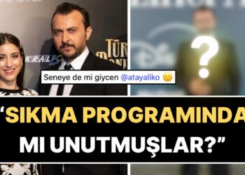 Sekizinci Aile Galasında Çizgili Takımıyla Boy Gösteren Ali Atay’ın Pozları “Makinada Küçülmüş Gibi” Dedirtti!