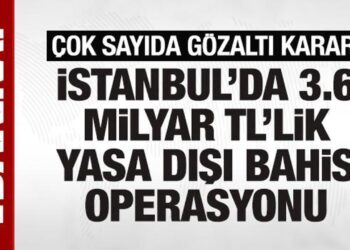 SON DAKİKA: 3,6 milyar TL’lik yasa dışı bahis operasyonu! 24 kişi hakkında gözaltı kararı