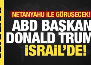 Son dakika…. ABD Başkanı Trump İsrail’de! Netanyahu karşıladı!