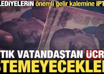 Son dakika: AYM karar aldı, artık belediyeler vatandaştan ücret istemeyecek…
