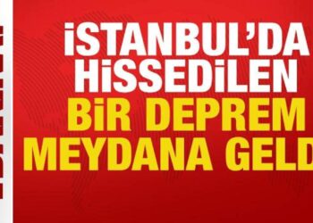Son dakika deprem haberi: İstanbul’da hissedilen bir deprem meydana geldi!