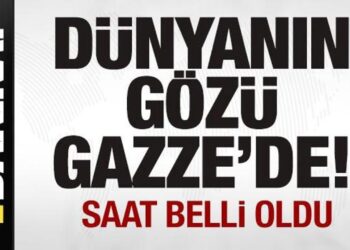 Son dakika: Dünyanın gözü Gazze’de! Saat belli oldu