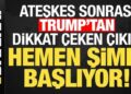 Son dakika haberi: Ateşkes sonrası Trump’tan dikkat çeken çıkış: Hemen şimdi başlıyor…
